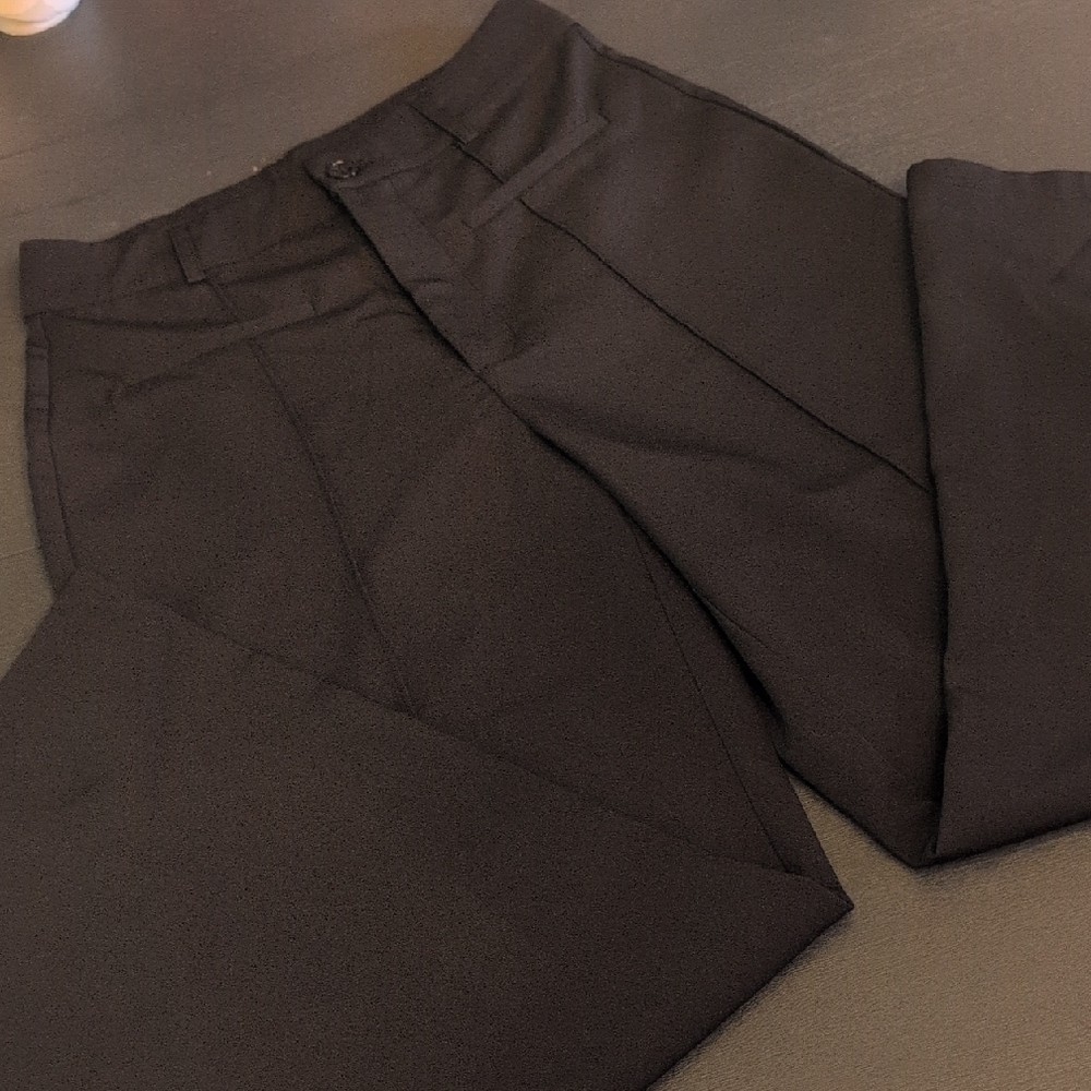 Cider Elegant Black Wide Leg Pants